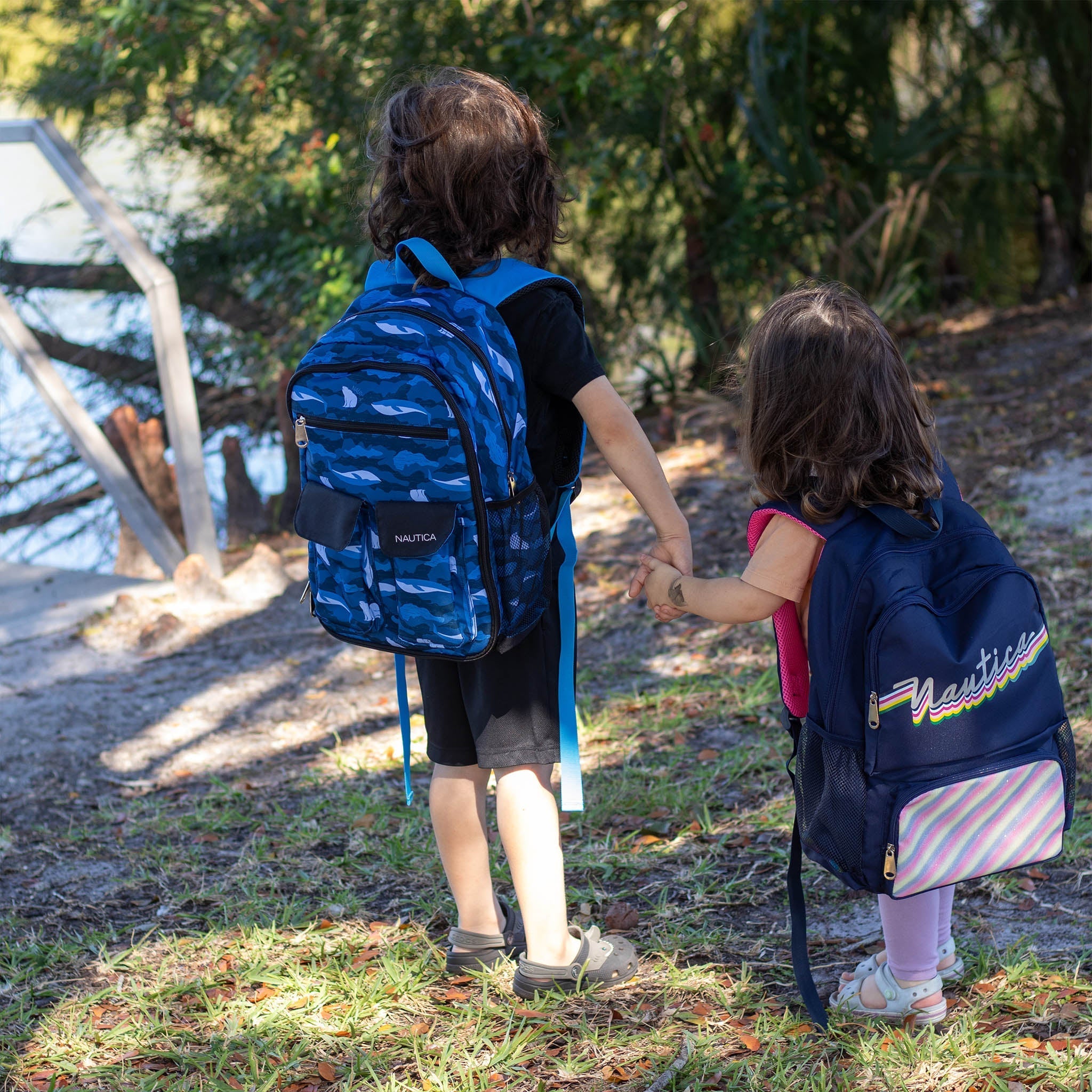 Nautica Kids Backpack | 16" Tall | Polar Camo