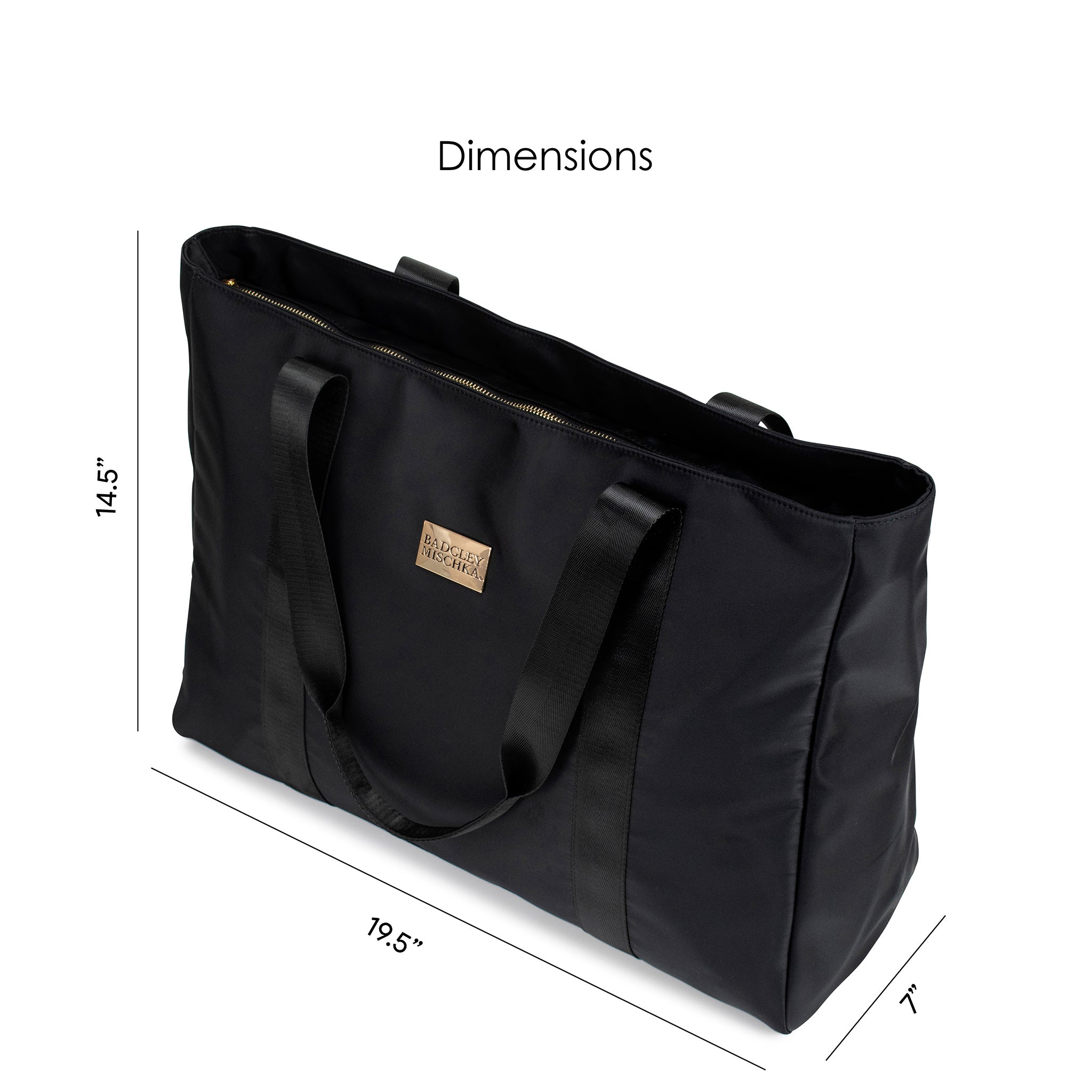 Uncomplicated Nylon Weekender Tote Bag