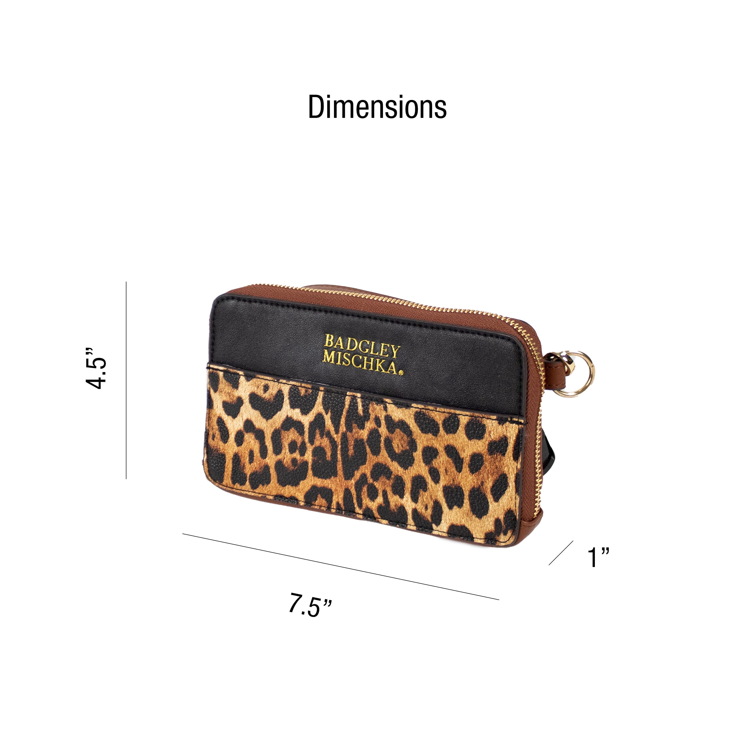 Leopard Vegan Leather Pouch Belt Bag