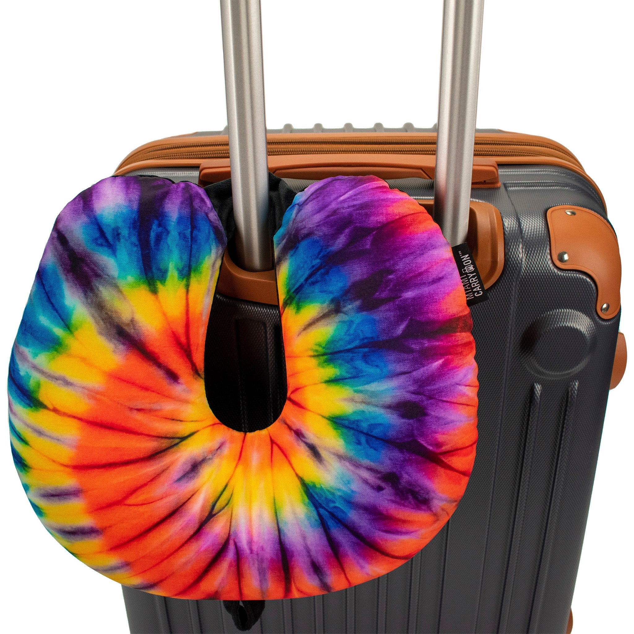 Miami CarryOn Tie Dye Retro Microbeads Travel Neck Pillow