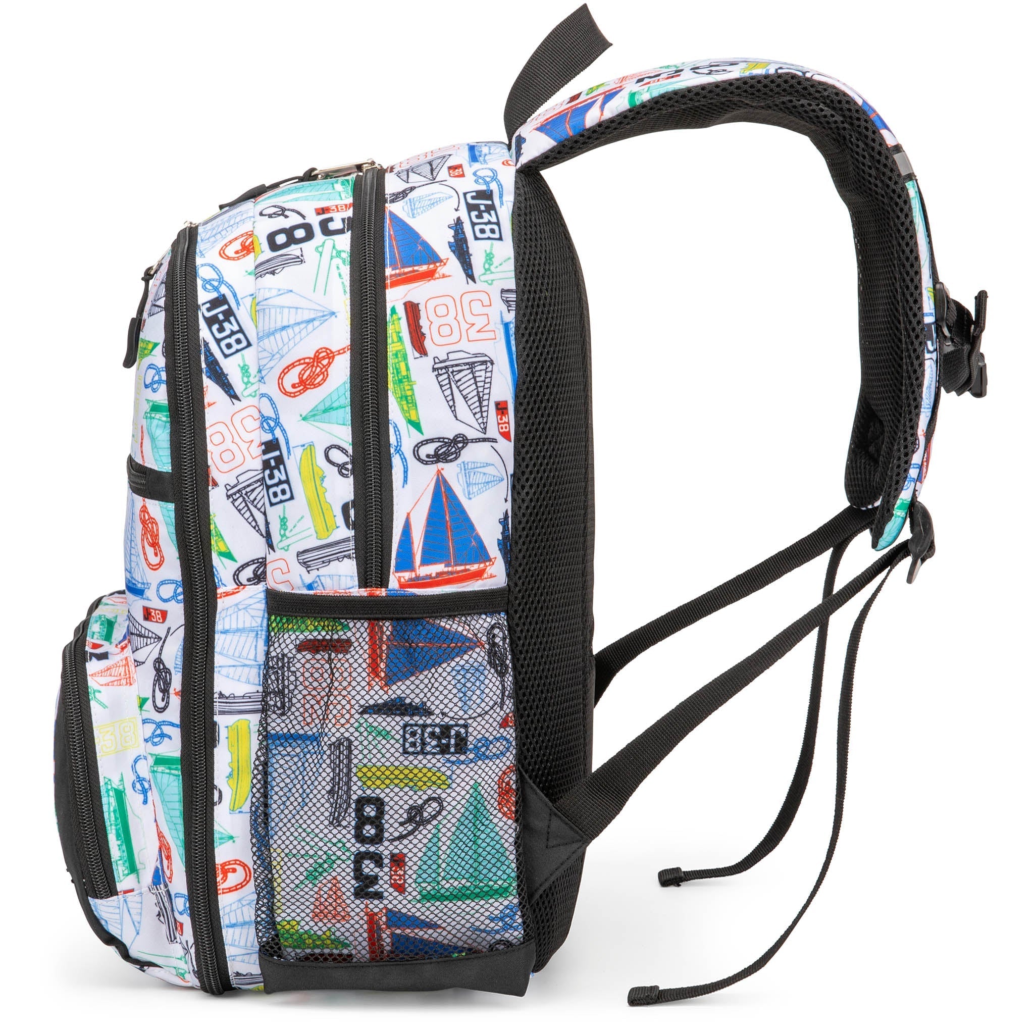 Nautica Kids Backpack | Sailboats | 16" Tall