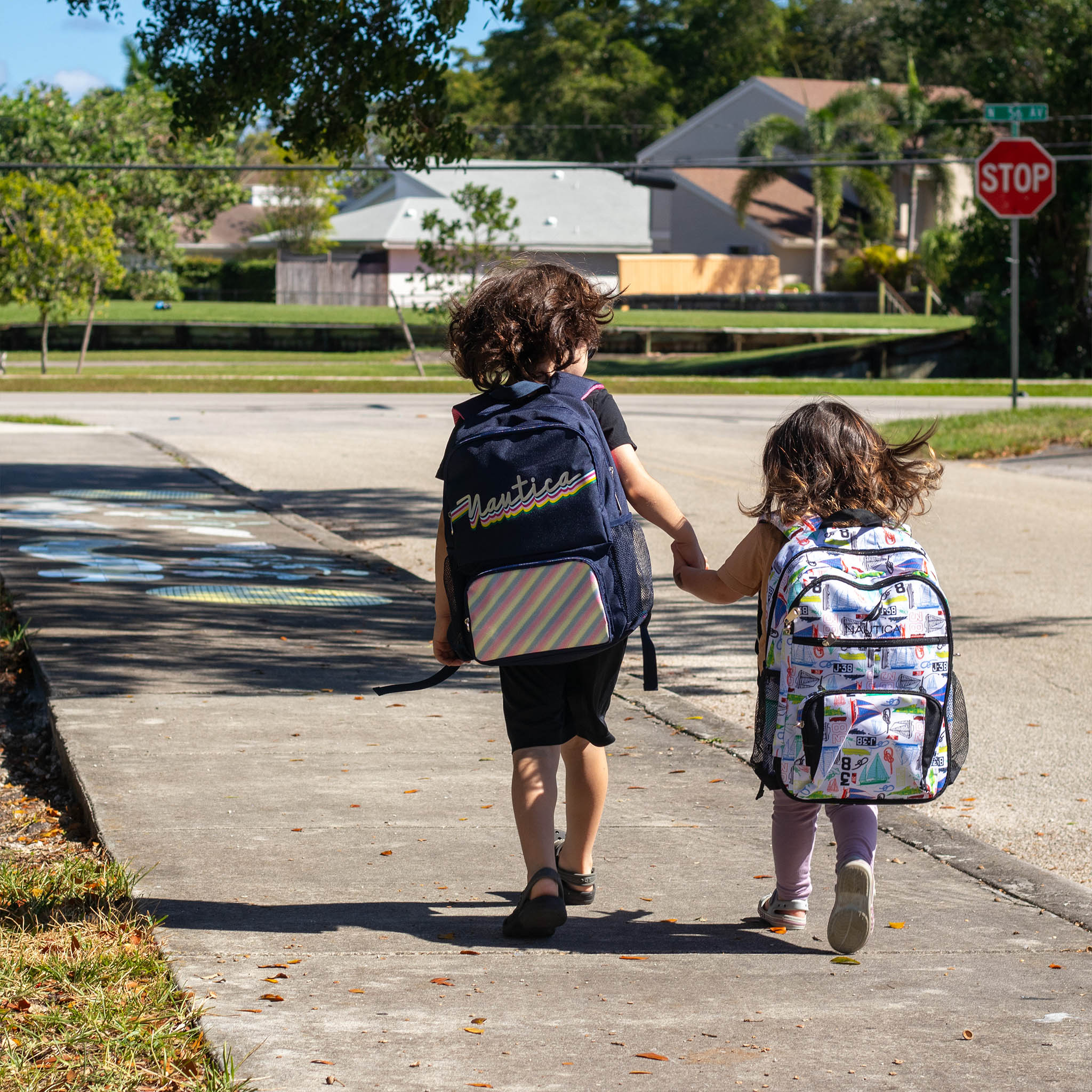 Kids Backpack | Sailboats | 16" Tall