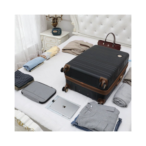 Brickell 3 Piece Expandable Retro Luggage Set