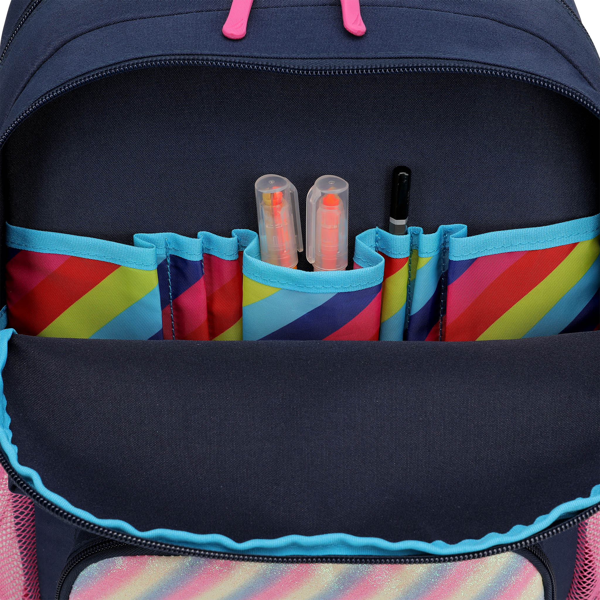 Nautica Kids Backpack | 16" Tall | Retro Rainbow