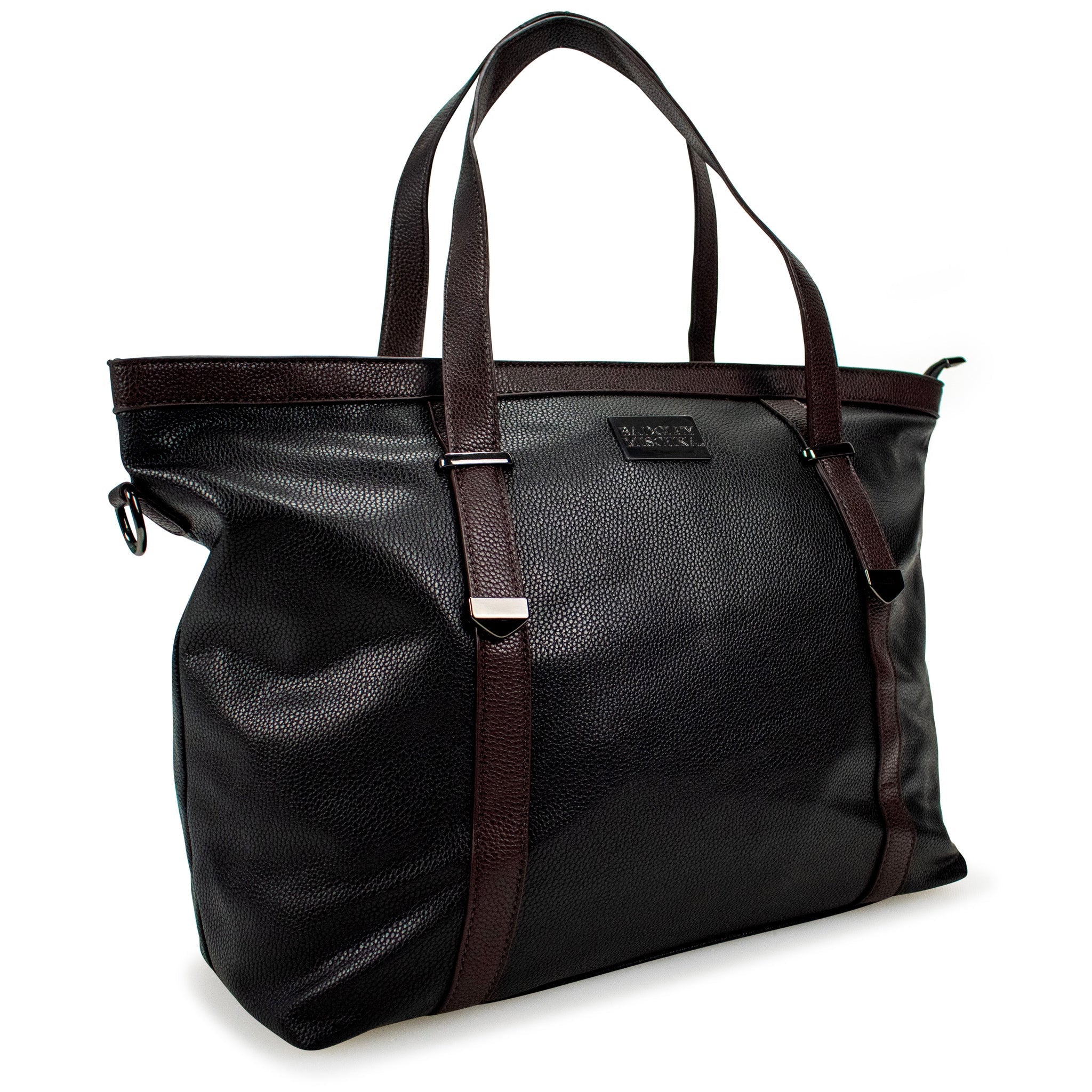 Anna XL Vegan Leather Weekender Tote Bag