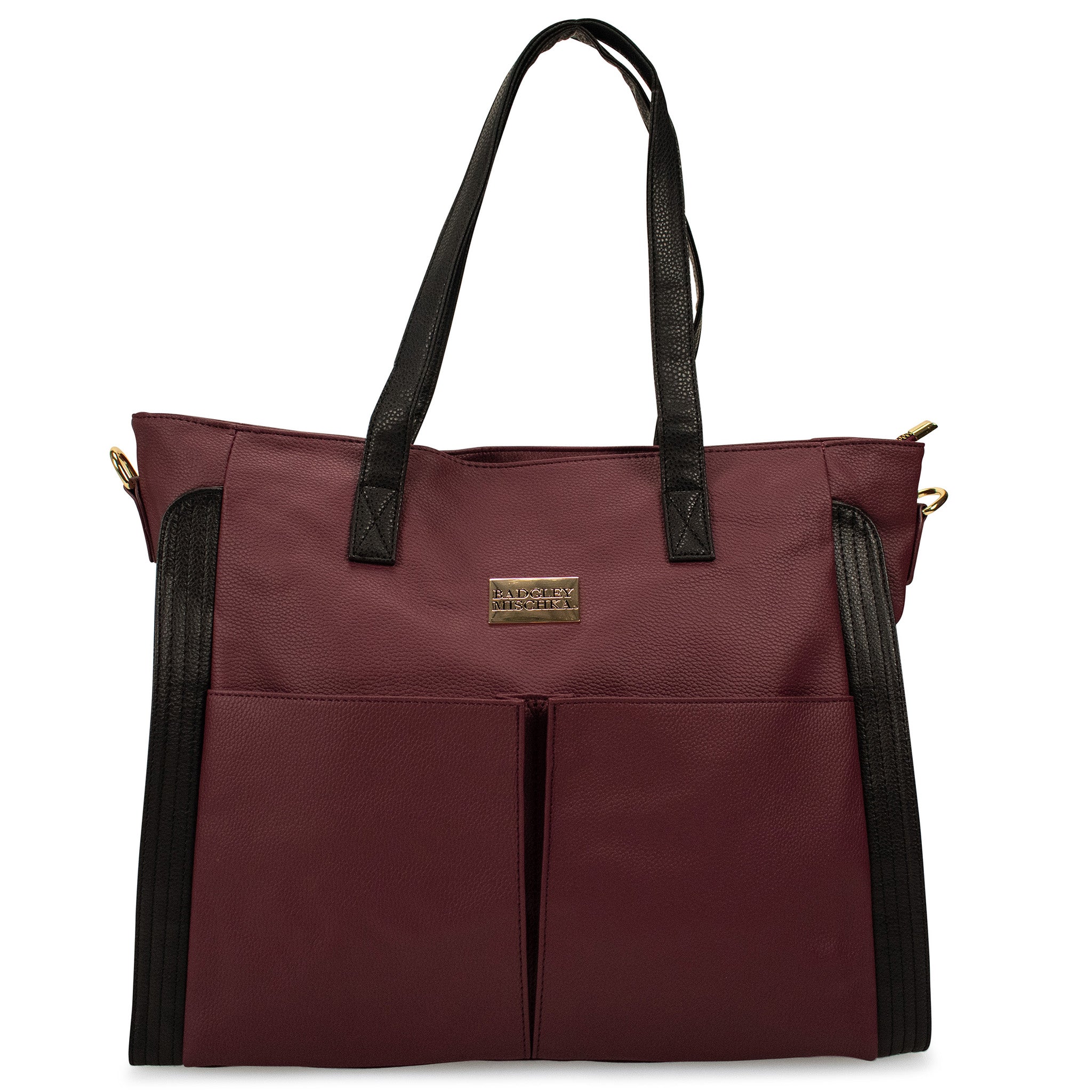 Rose Vegan Leather Weekender Tote Bag