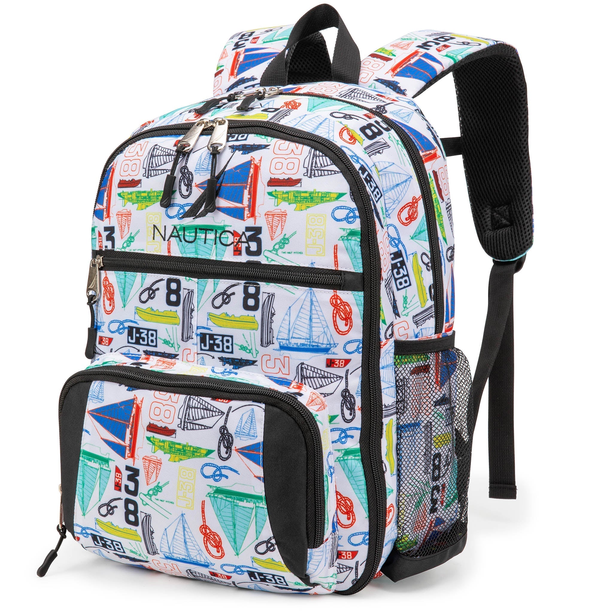 Nautica Kids Backpack | Sailboats | 16" Tall