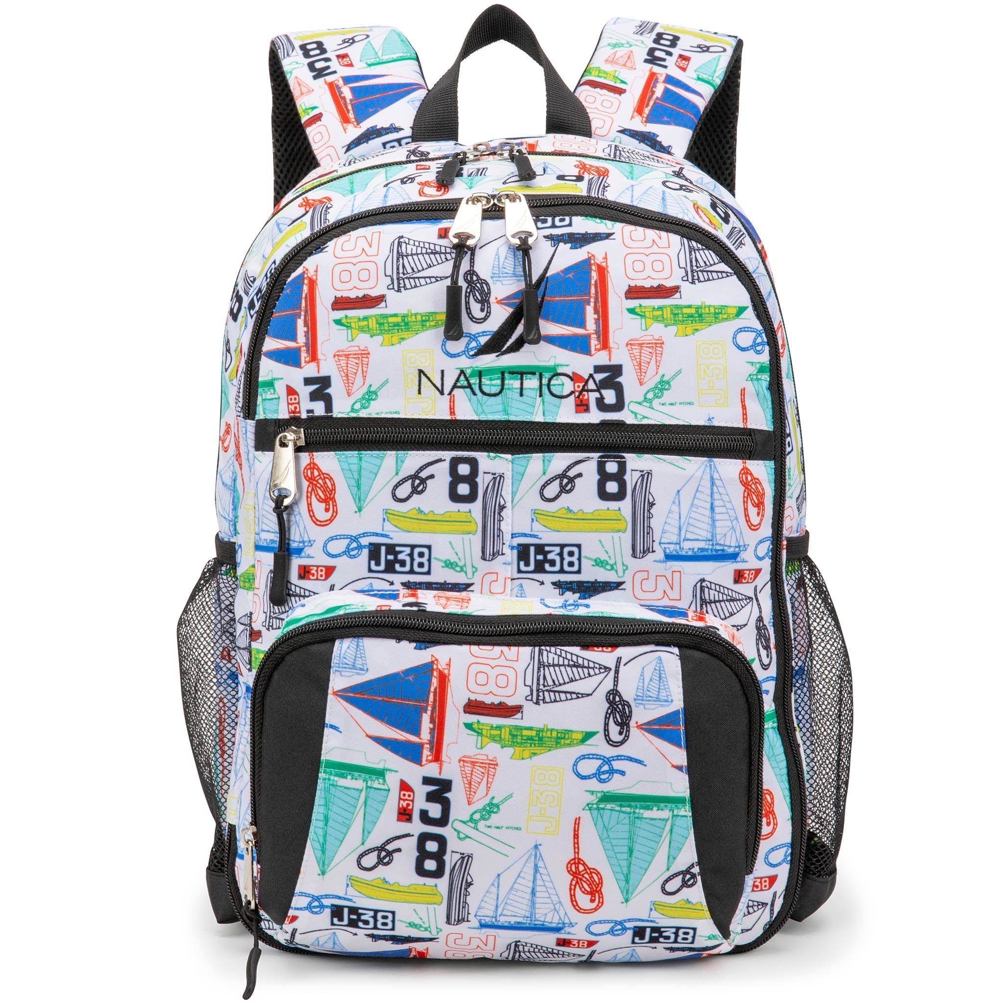 Nautica Kids Backpack | Sailboats | 16" Tall