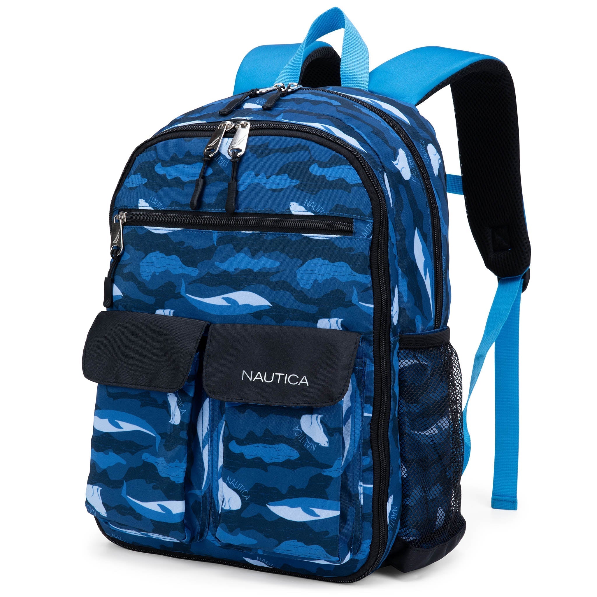 Kids Backpack | 16" Tall | Polar Camo Naftali Inc Kids Backpack | 16" Tall | Polar Camo Naftali Inc