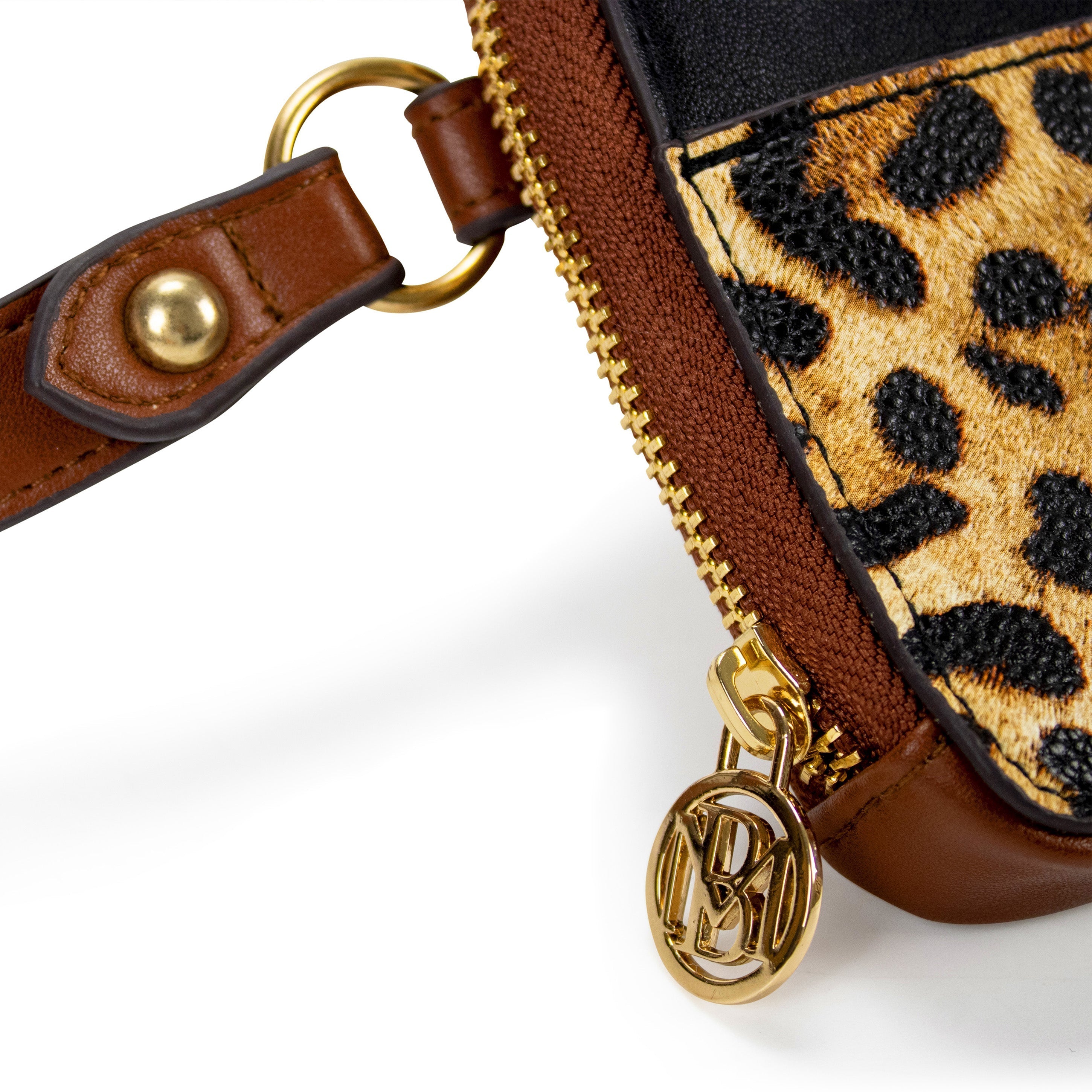 Leopard Vegan Leather Pouch Belt Bag