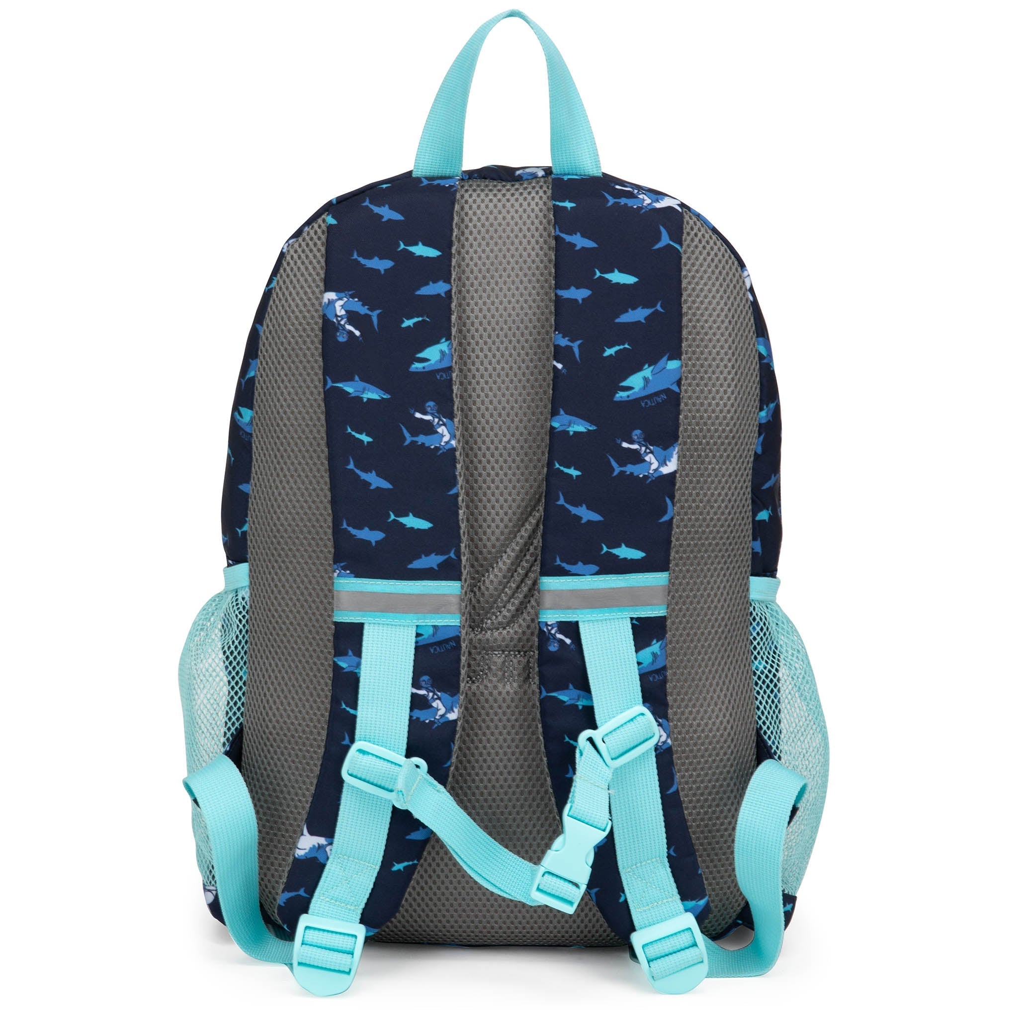 Kids Backpack | 16" Tall | Shark Riders