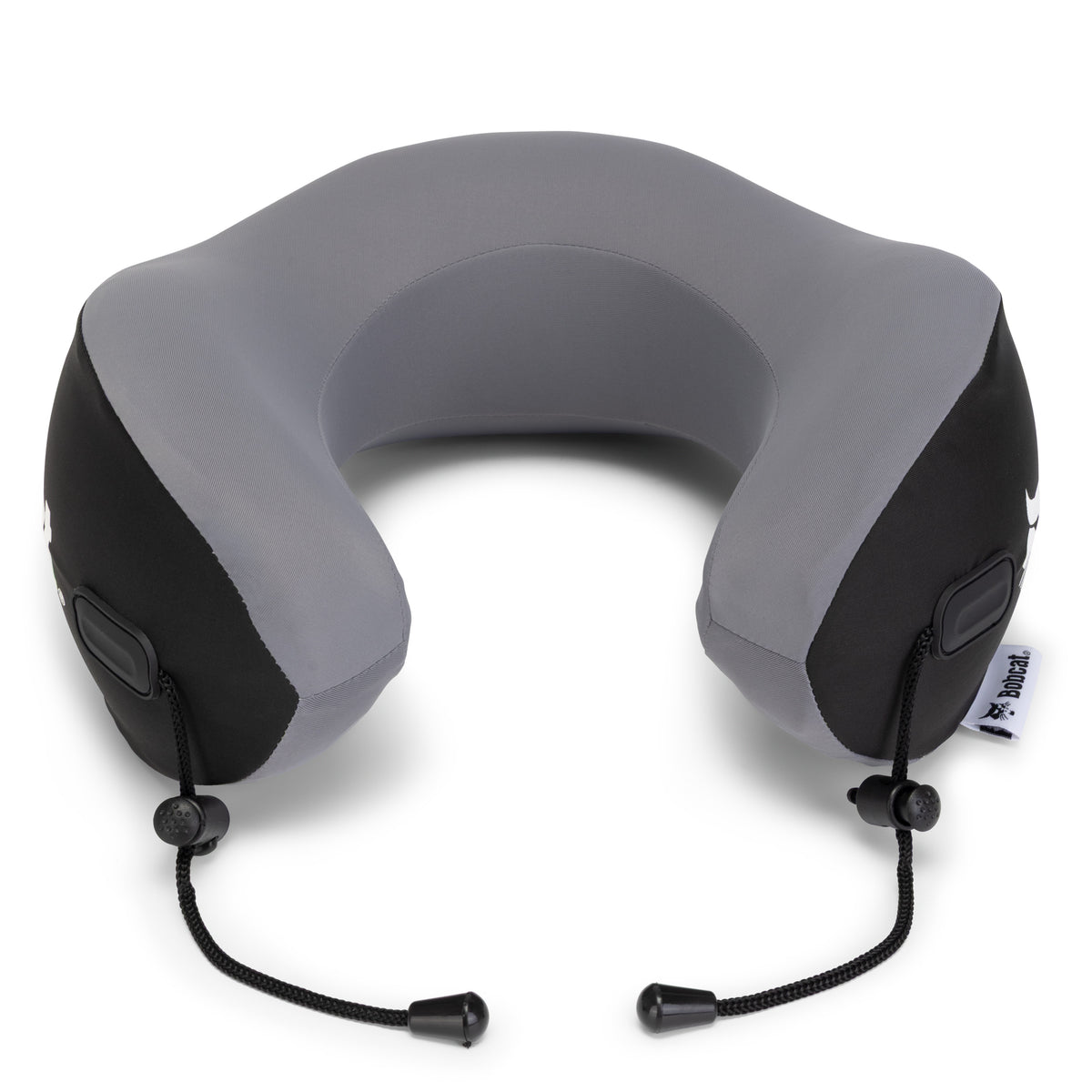 Ergonomic Two-Tone Memory Foam Pillow – Black