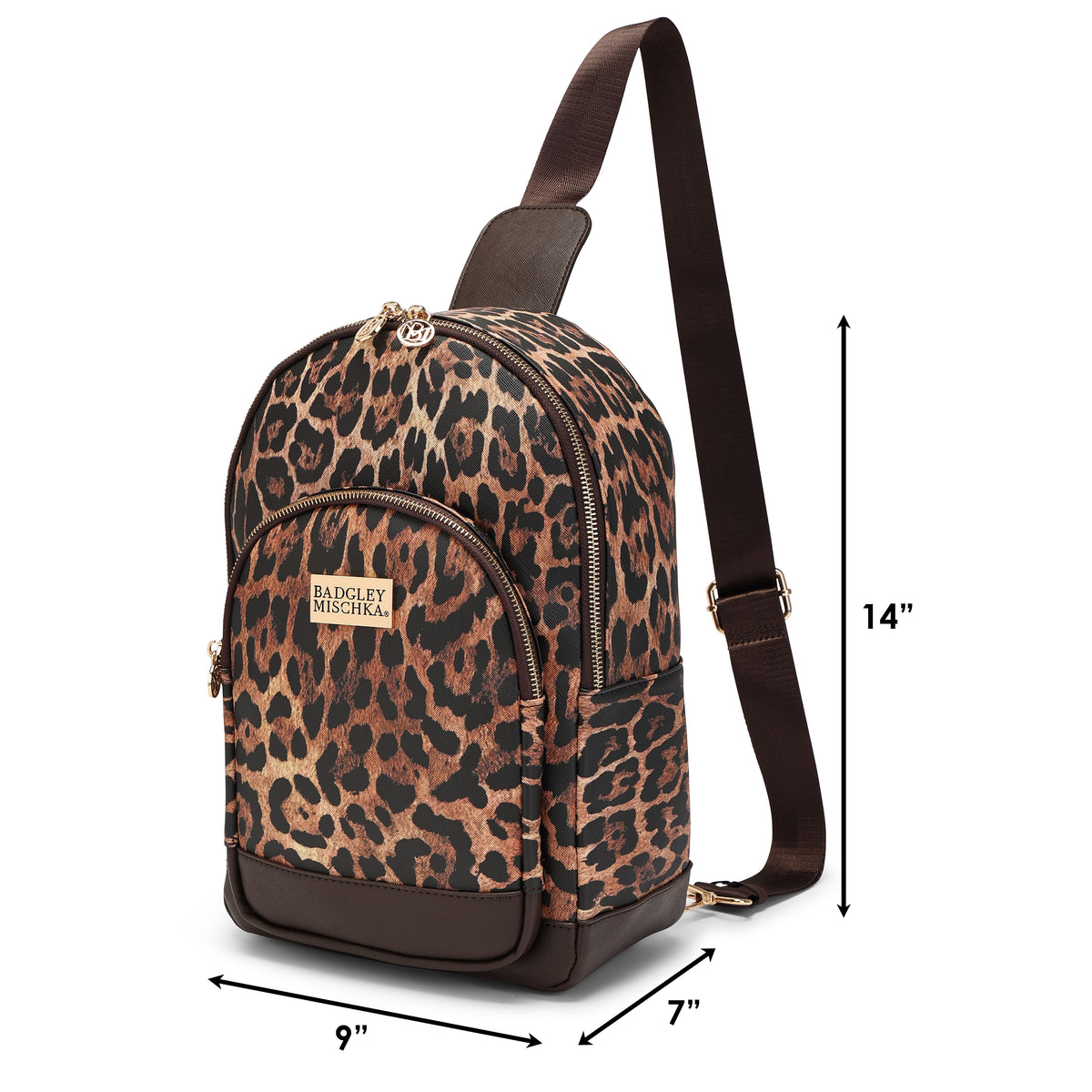 Leopard Lux 12L Crossbody Bag for Women