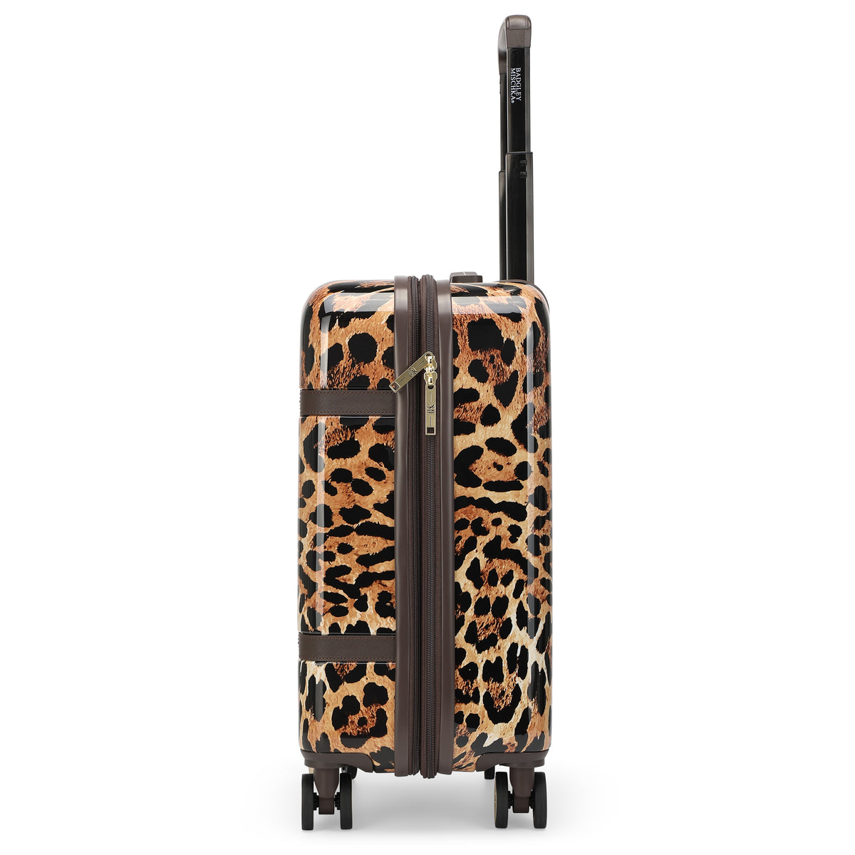 Leopard Lux Expandable Retro 20" Carry-on Suitcase