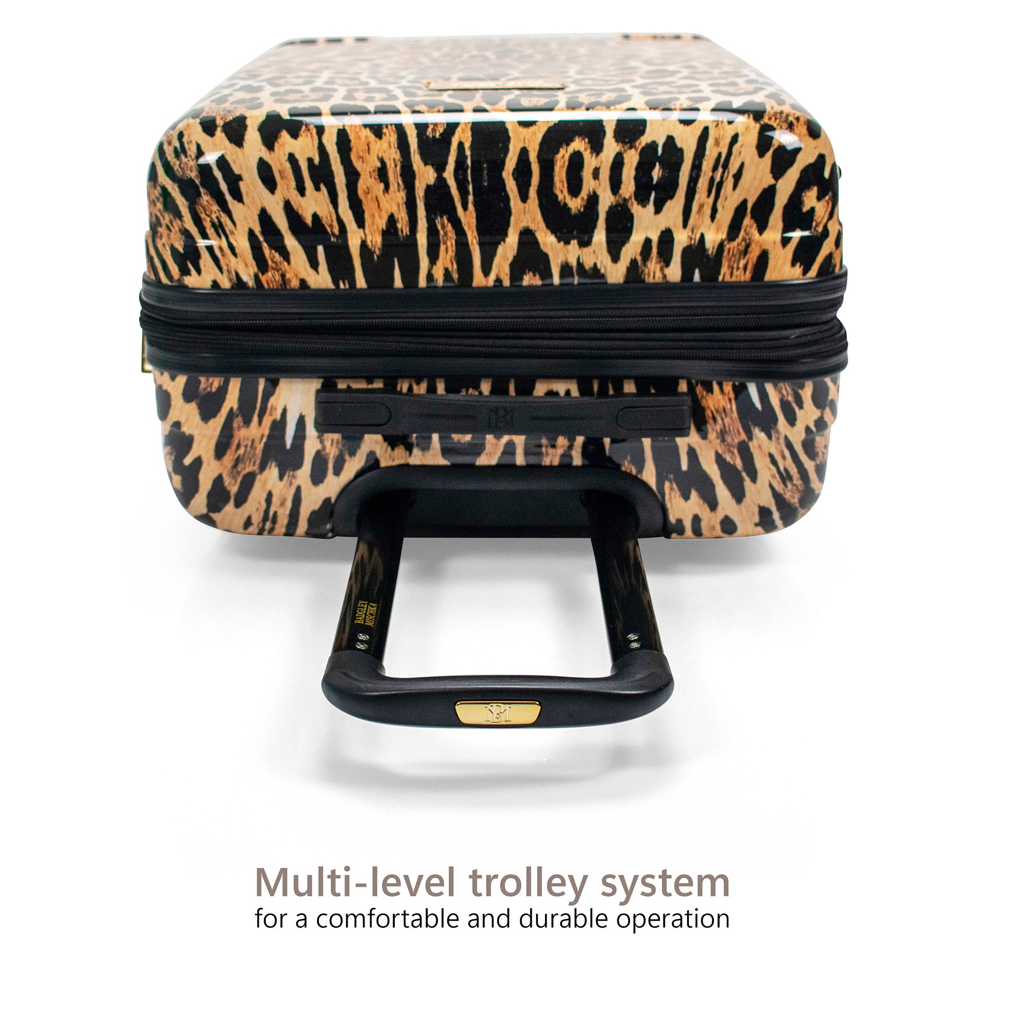 Leopard 3 Piece Expandable Luggage Set