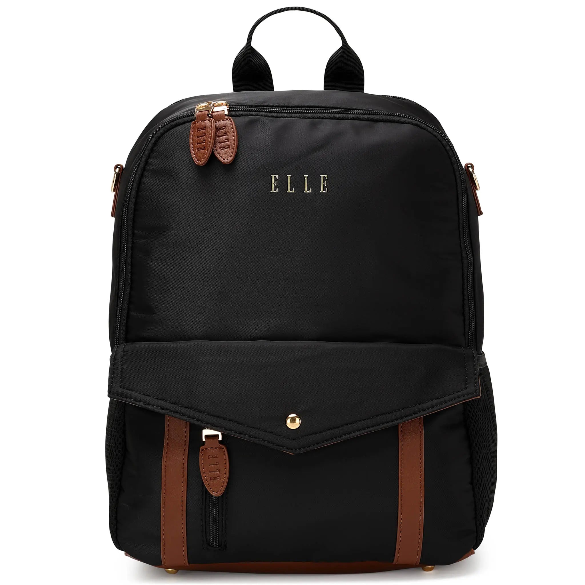 Luxe Journey 18L Twill and Vegan Leather Backpack