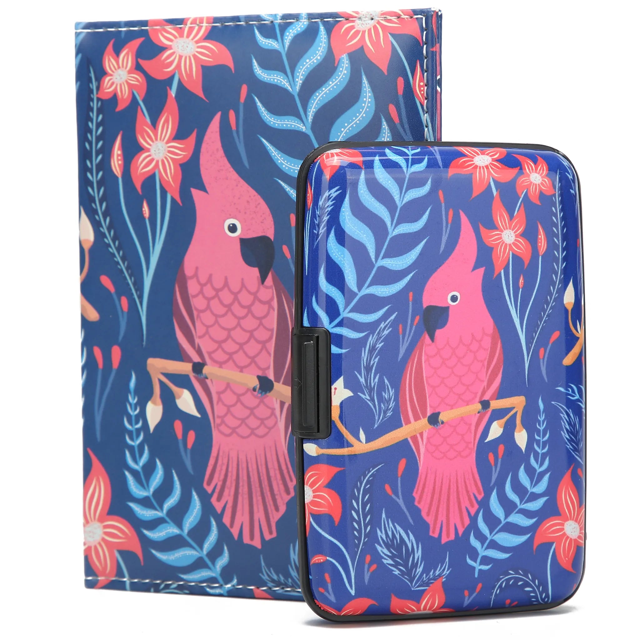 Juego de funda para pasaporte y cartera RFID