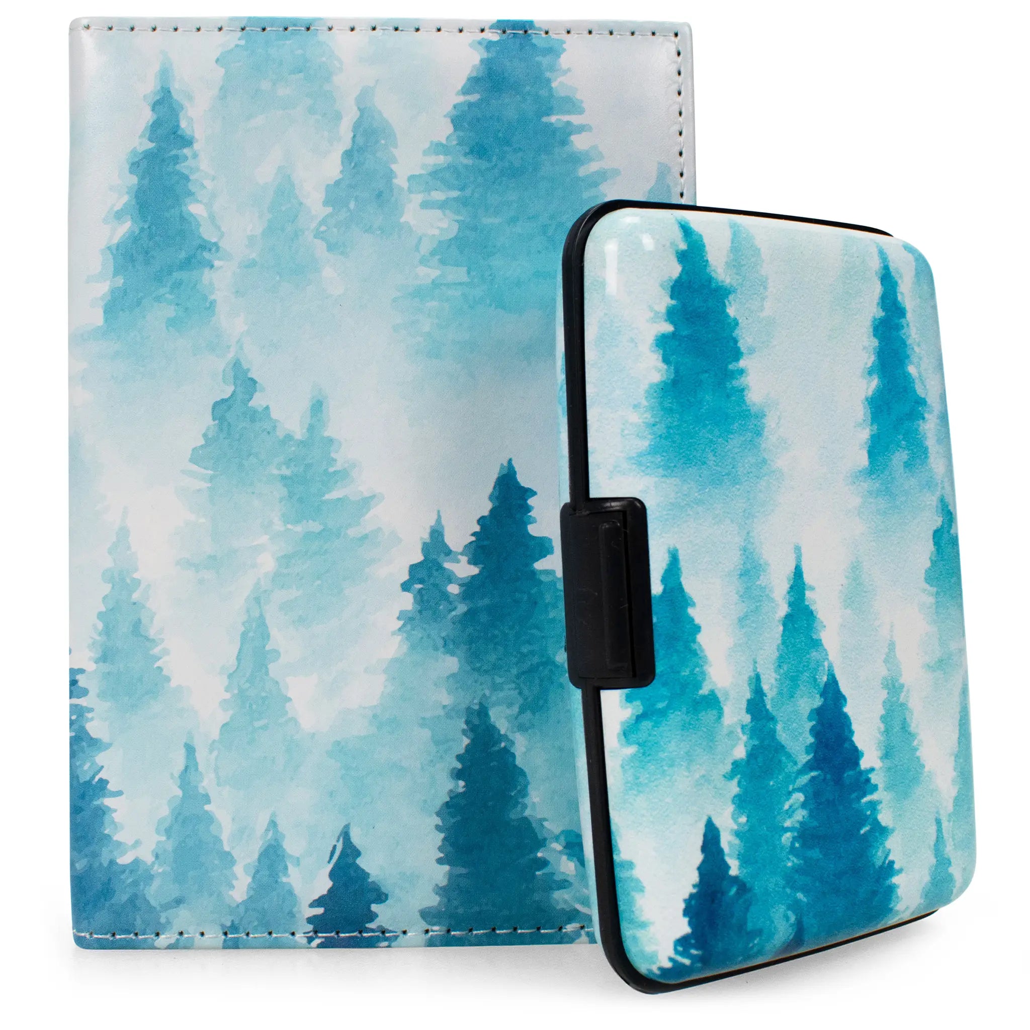 Juego de funda para pasaporte y cartera RFID