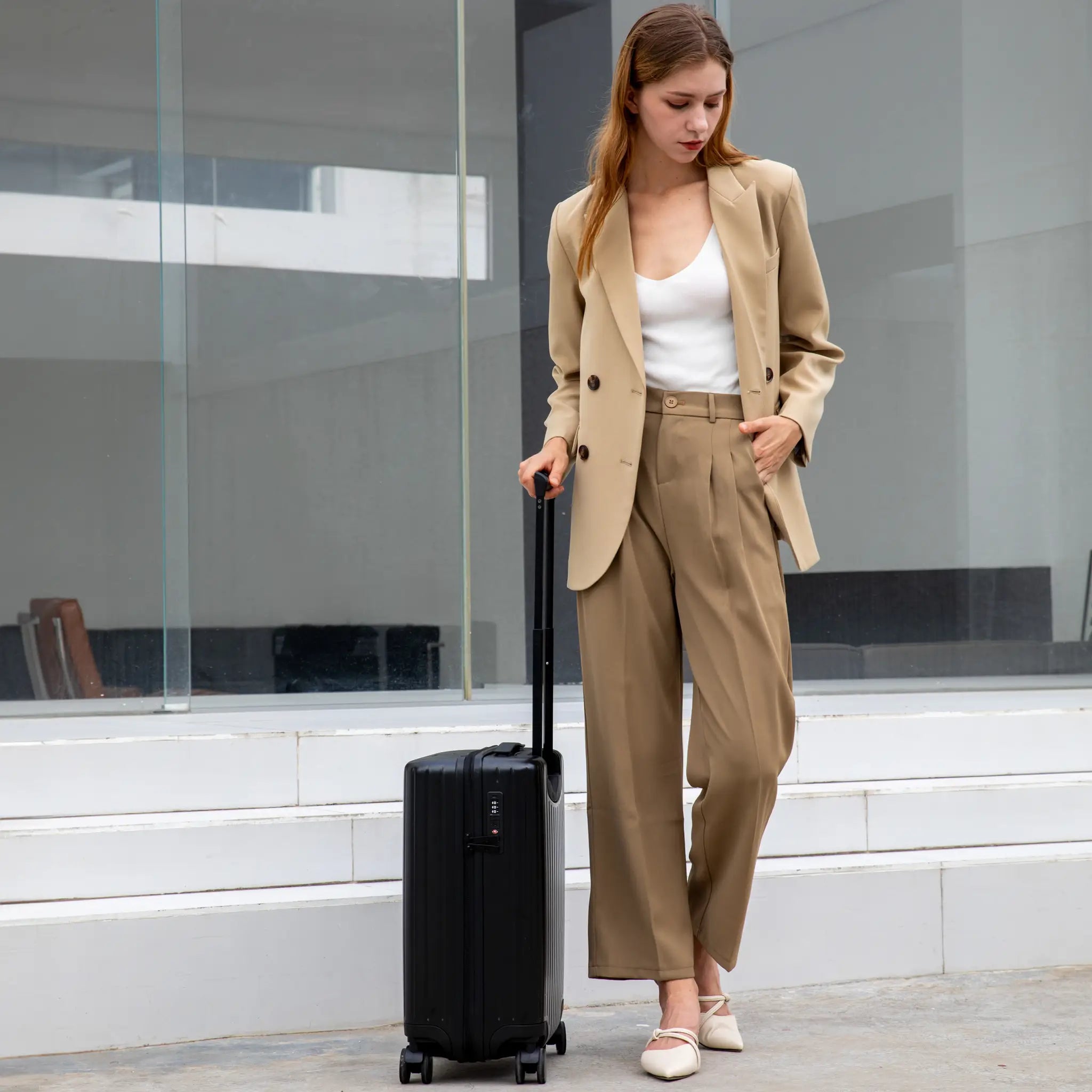 Ocean 20" Polycarbonate Carry-on Suitcase