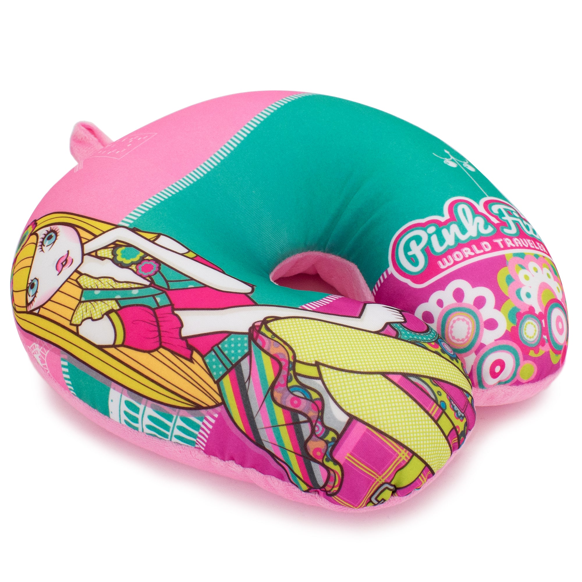 Almohada de cuello de microperlas para niñas