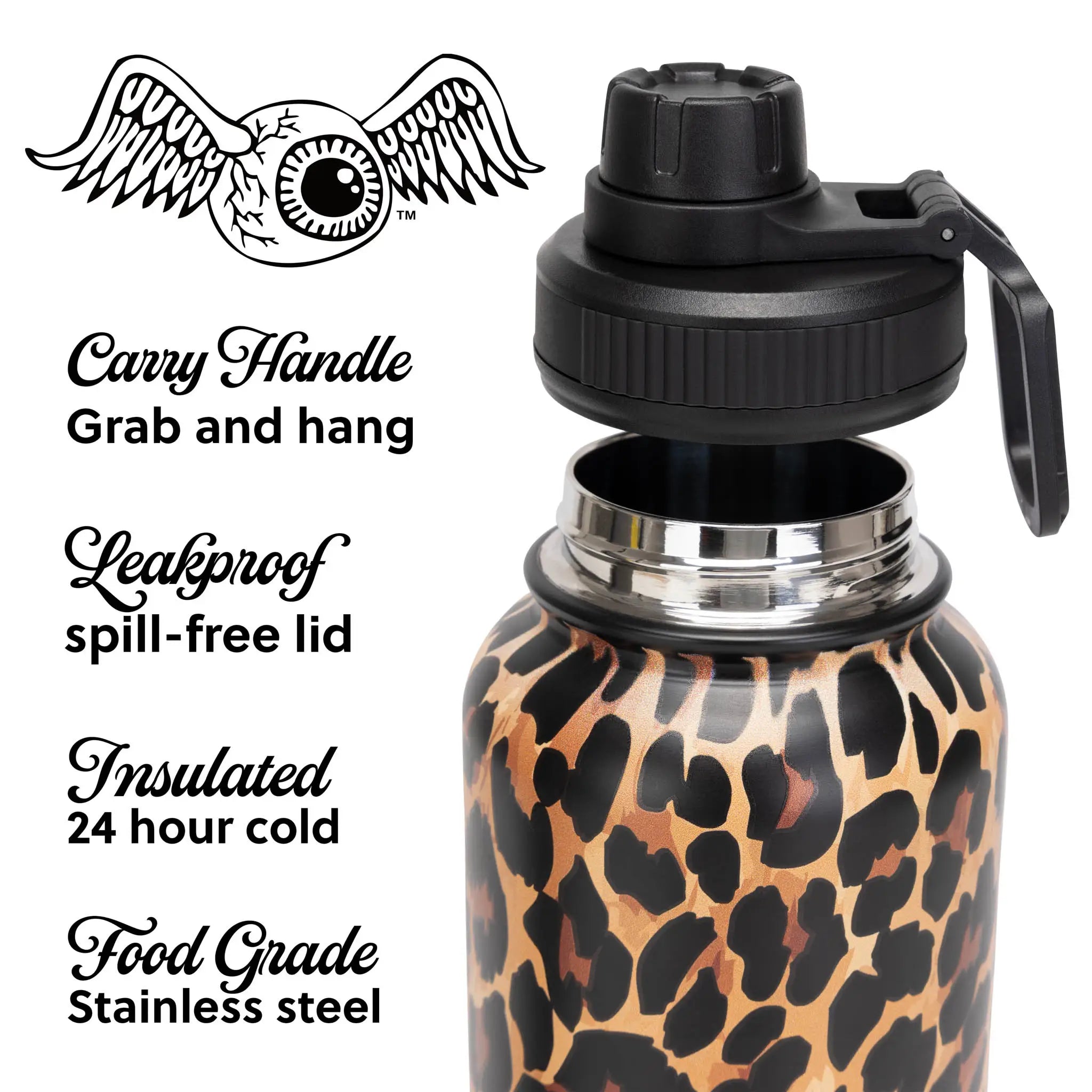 32oz Iconic Hydration Double Walled Insulated Stainless Steel Bottle