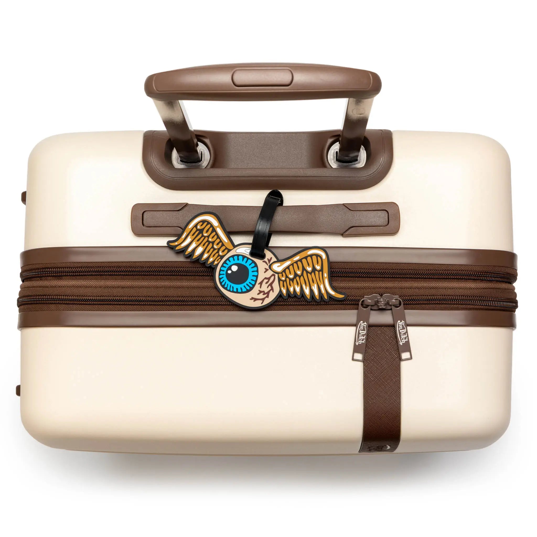 Flying Eyeball 2-Piece Suitcase ID Tag Set with Adjustable Straps