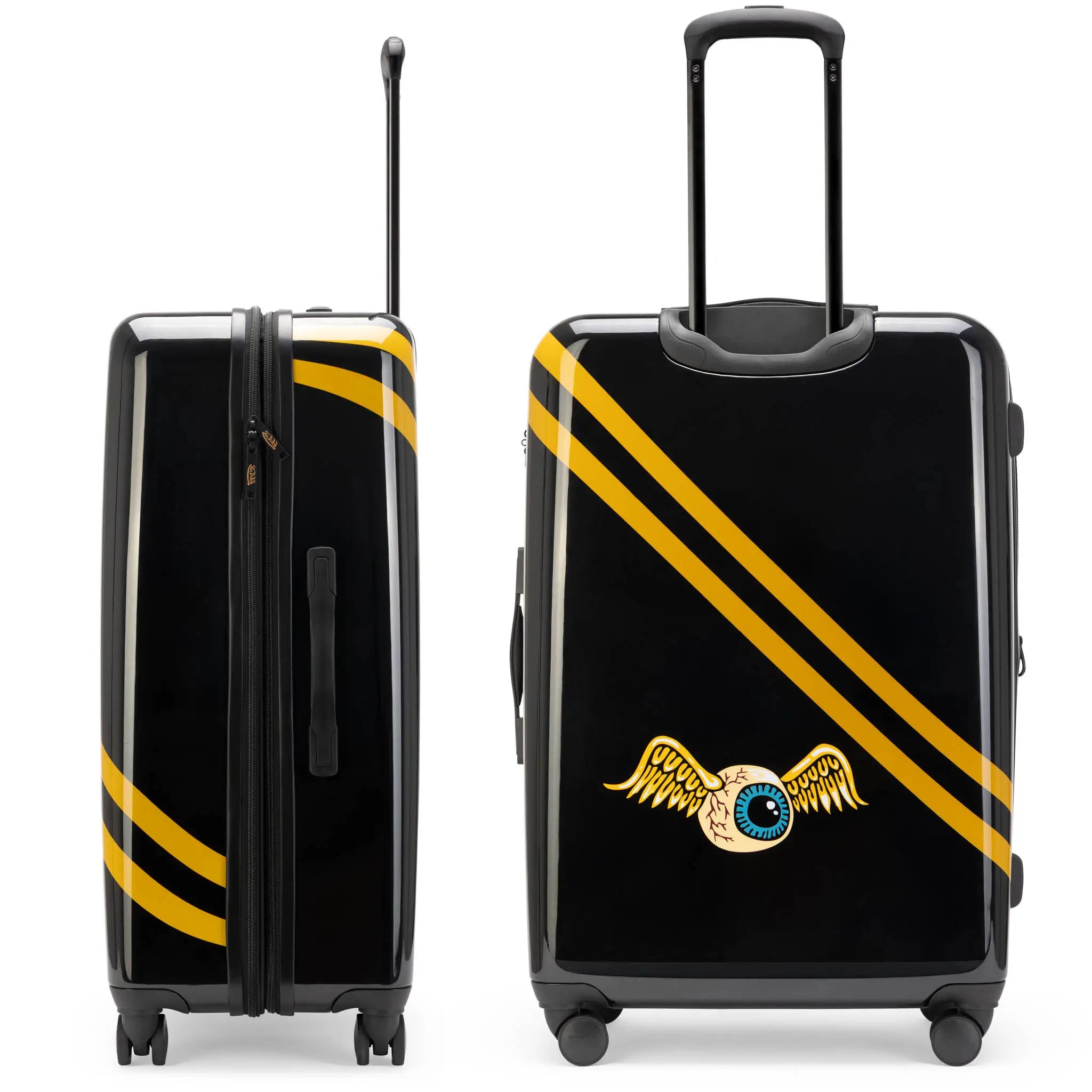 Kustom Kulture 3-Piece Expandable Hardside Spinner Luggage Set