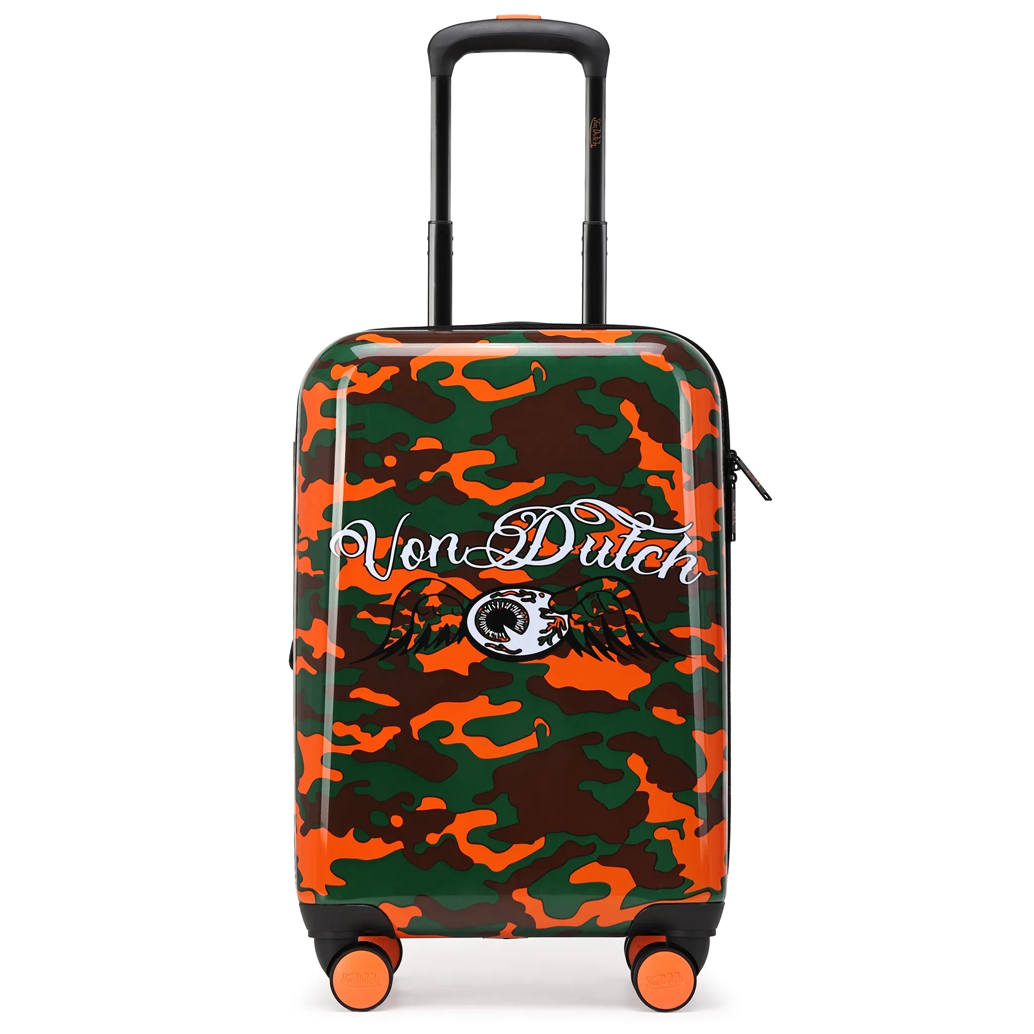 Kustom Kulture Expandable Hardside Carry-on Spinner Suitcase
