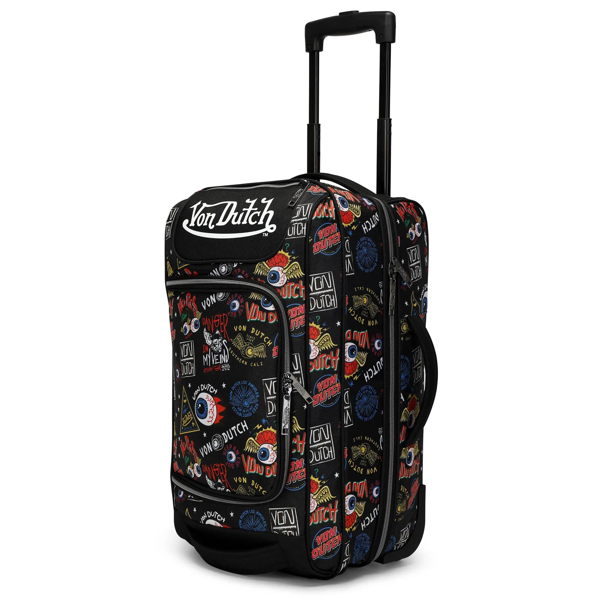 Jax Black 20" Carry-on Rolling Duffel