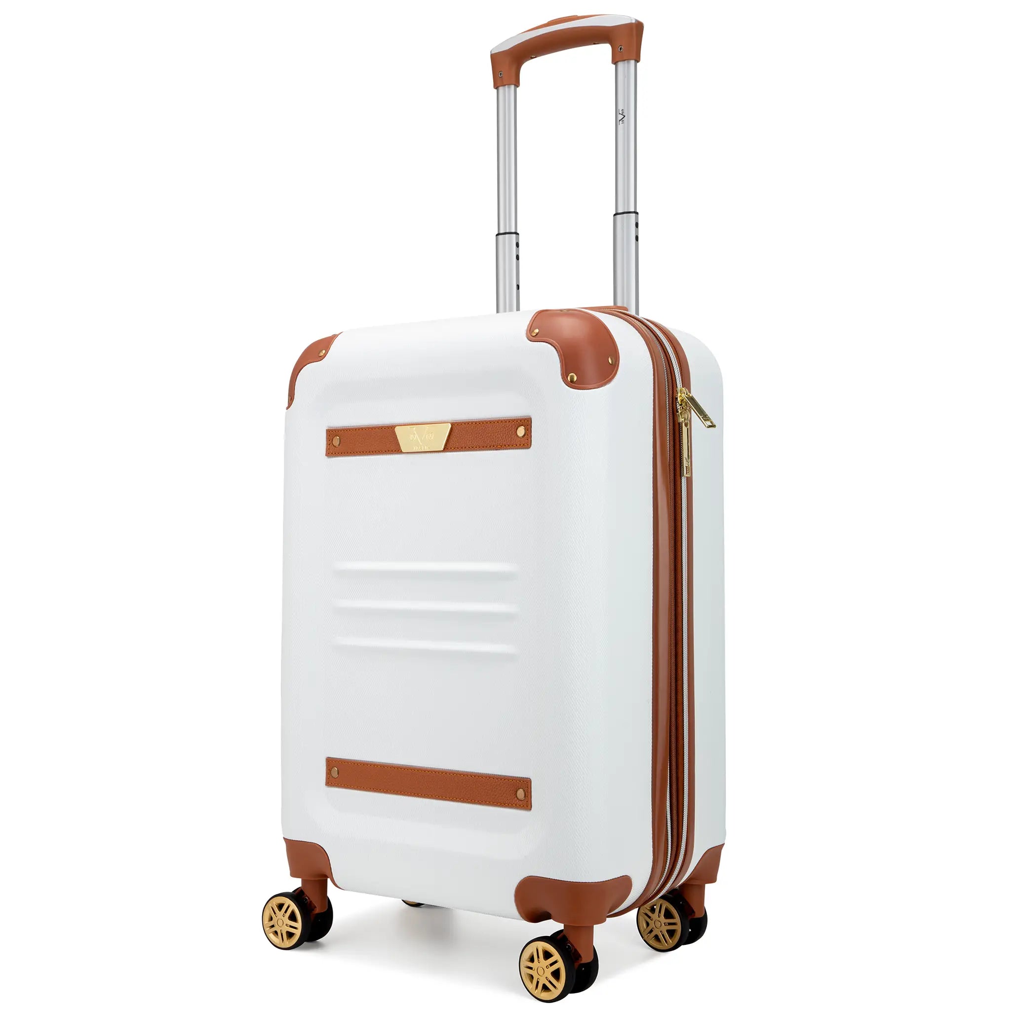 Vintage 20" Expandable Carry-on Suitcase