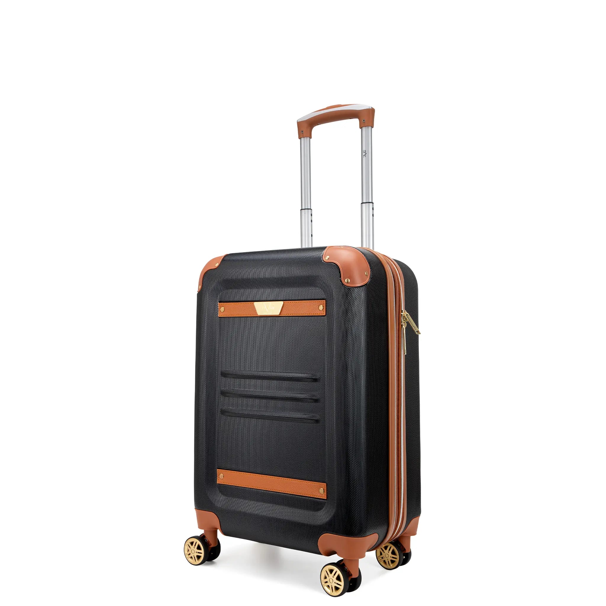 Vintage 20" Expandable Carry-on Suitcase