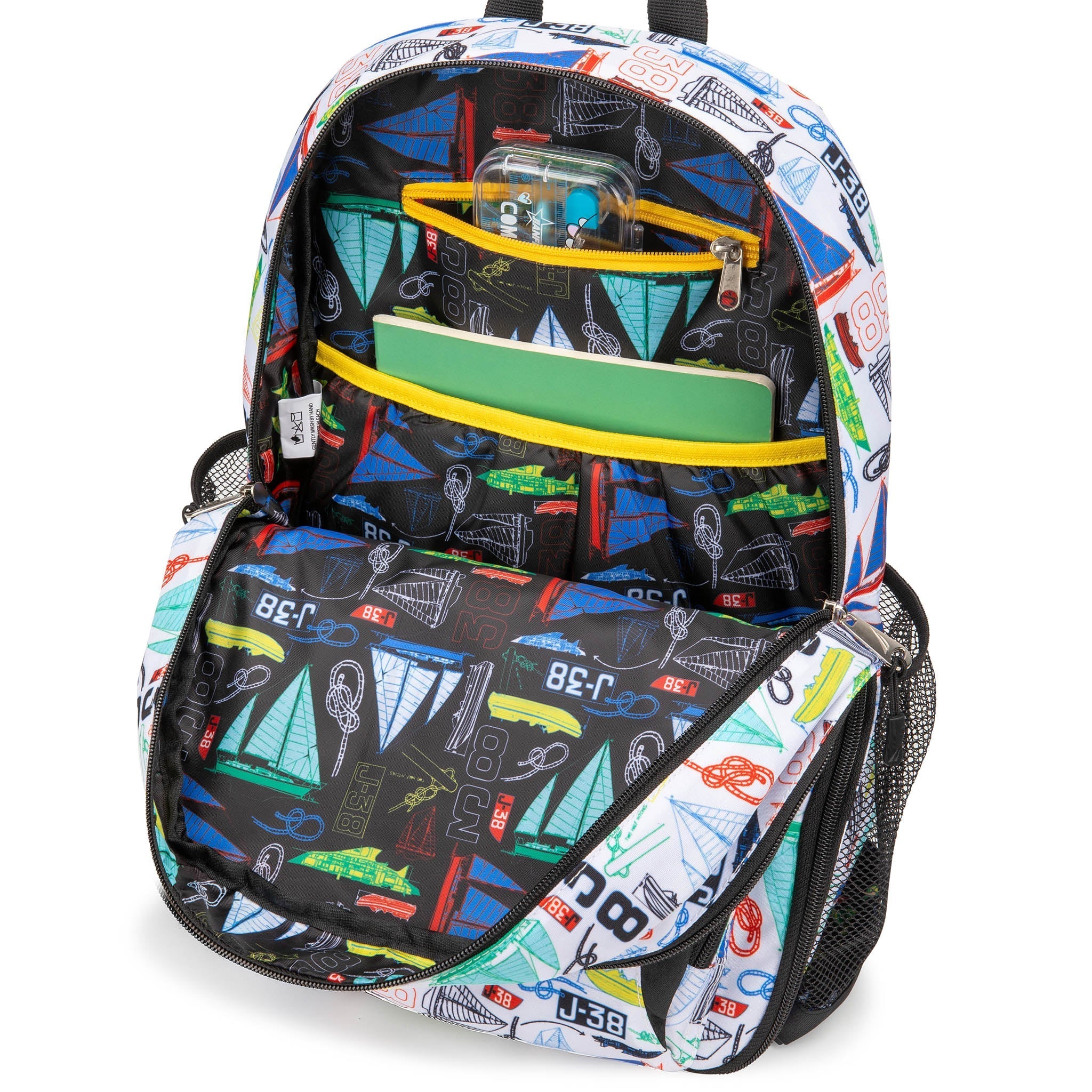 Nautica Kids Backpack | Sailboats | 16" Tall