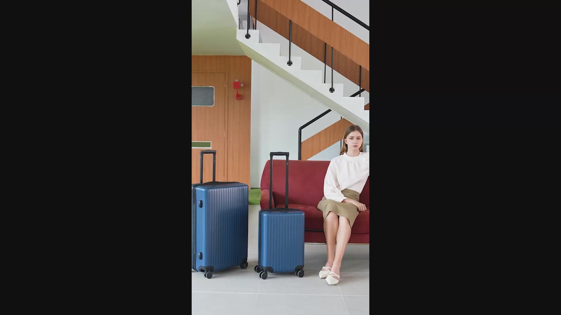 Load video: Miami CarryOn Ocean Suitcase Collection Feature Video