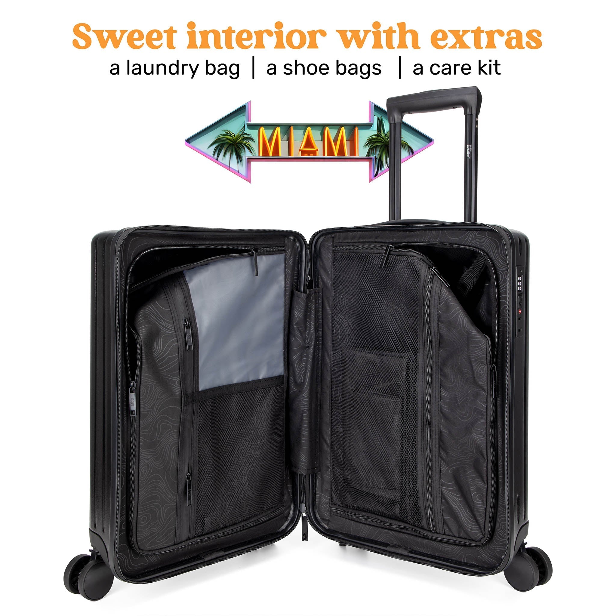 Ocean 20" Polycarbonate Carry-on Suitcase