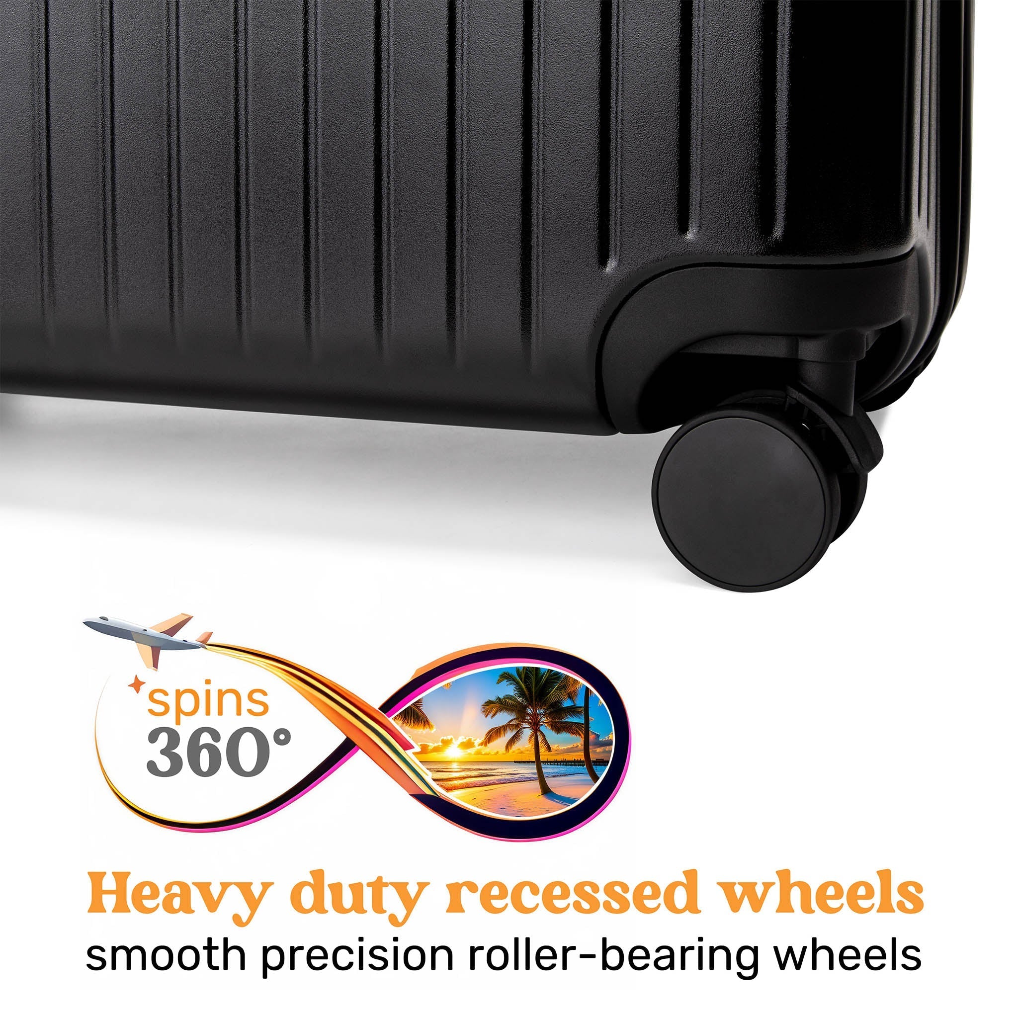 Ocean 20" Polycarbonate Carry-on Suitcase