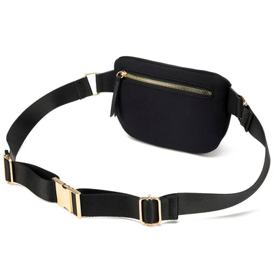 Sage Scuba and Vegan Leather Belt Bag | Sling