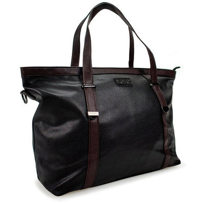 Anna XL Vegan Leather Weekender Tote Bag