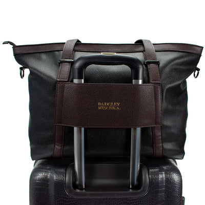 Anna XL Vegan Leather Weekender Tote Bag