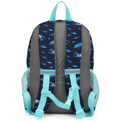 Kids Backpack | 16" Tall | Shark Riders