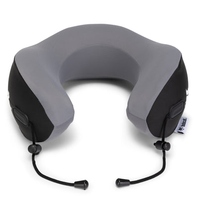 Ergonomic Two-Tone Memory Foam Pillow – Black