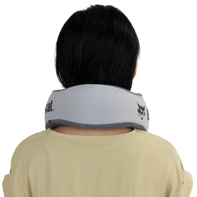 Ergonomic Two-Tone Memory Foam Pillow – Gray