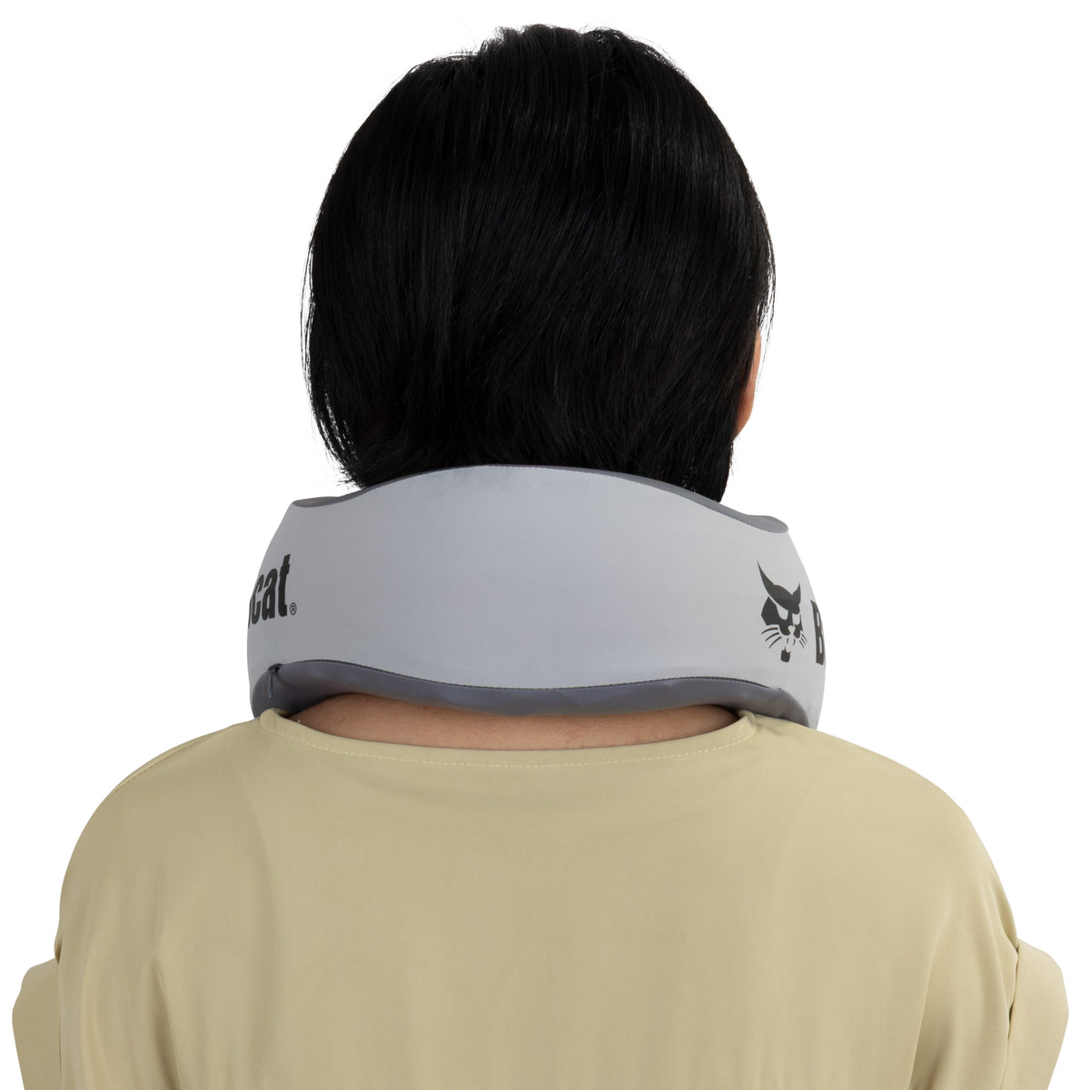 Ergonomic Two-Tone Memory Foam Pillow – Gray