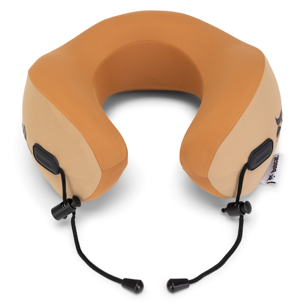 Ergonomic Two-Tone Memory Foam Pillow – Tan
