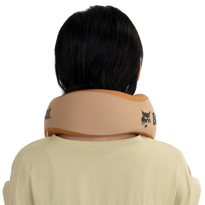 Ergonomic Two-Tone Memory Foam Pillow – Tan