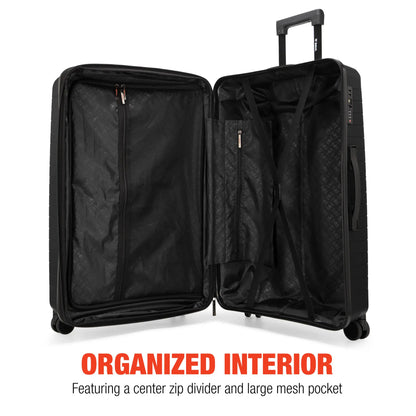 Excavator 3-Piece Expandable Polypropylene Luggage Set