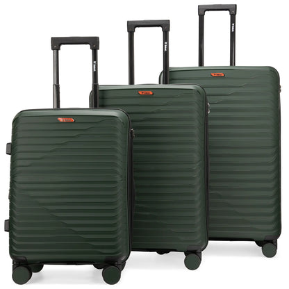 Excavator 3-Piece Expandable Polypropylene Luggage Set