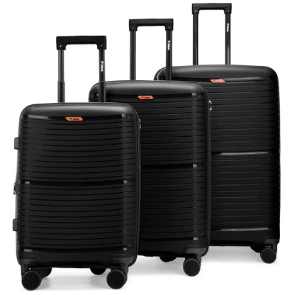 Trencher 3-Piece Expandable Polypropylene Luggage Set