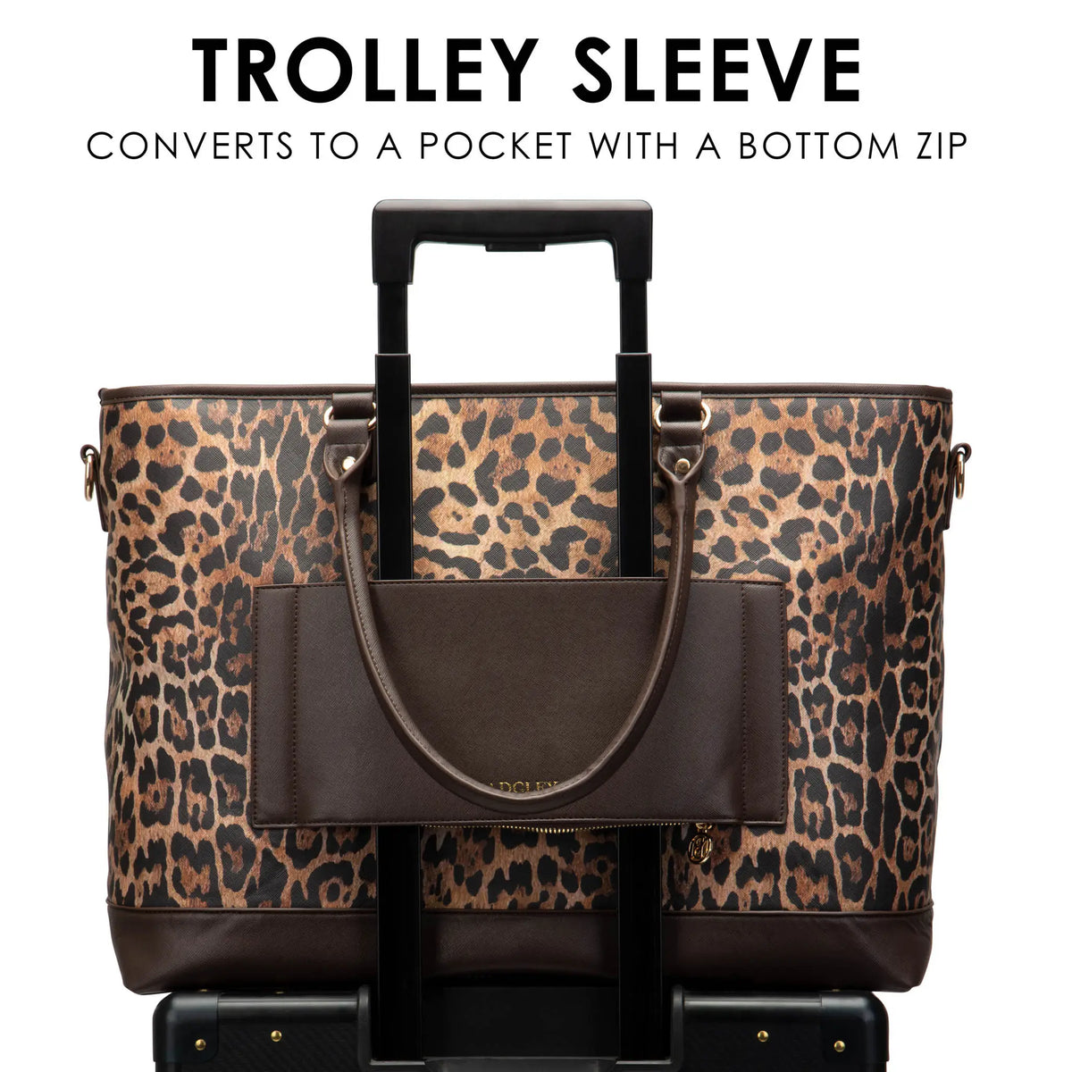 Leopard Lux 30L Weekender Duffel Bag