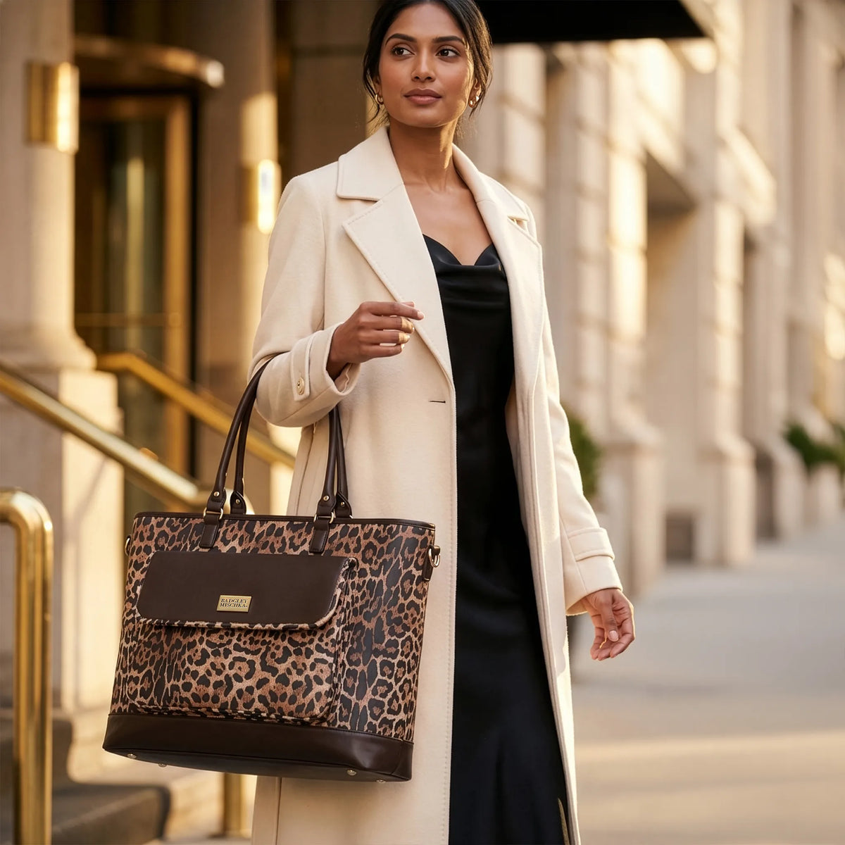 Leopard Lux 30L Weekender Duffel Bag