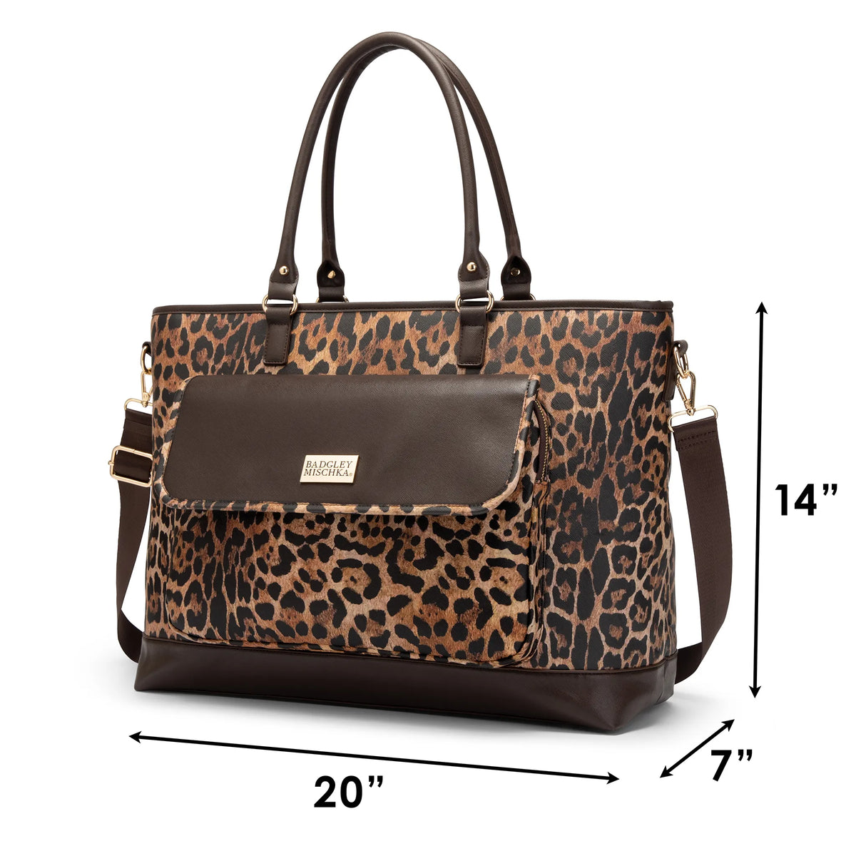Leopard Lux 30L Weekender Duffel Bag